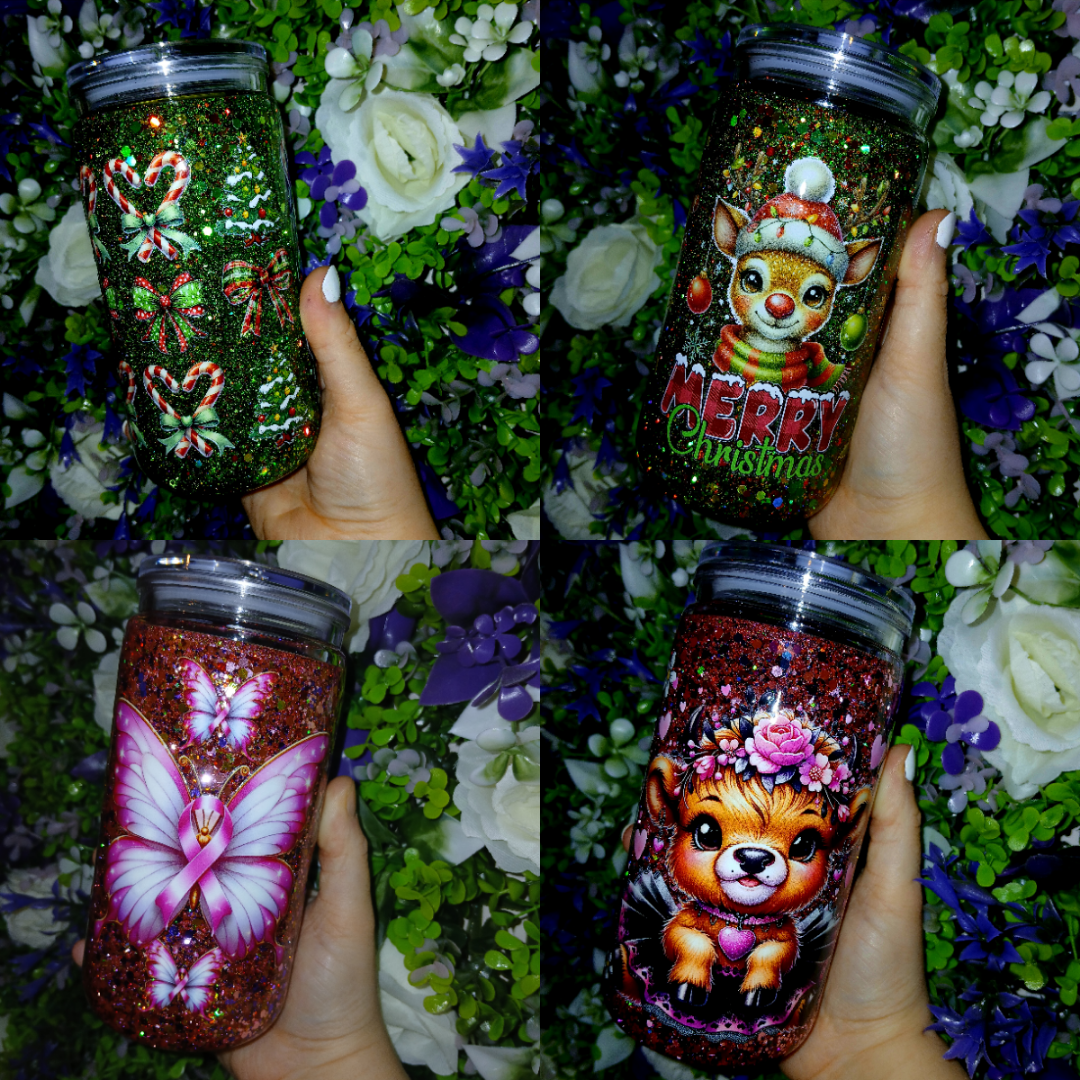 16oz Snowglobe(Acrylic)